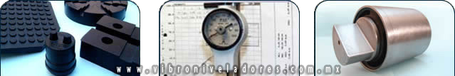moldeados de hule VIBRONIVELADORES